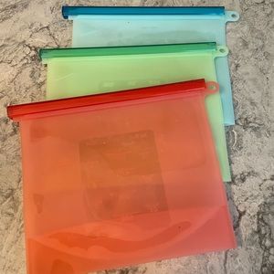 4 Cup Silicone Reusable Food Storage Bags
